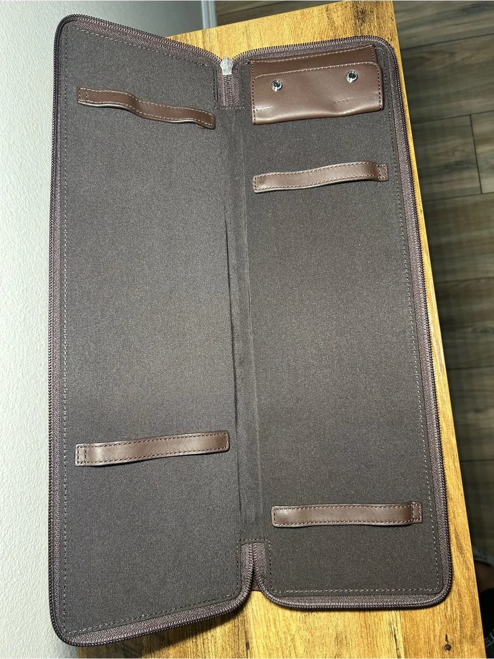 Coach leather laptop